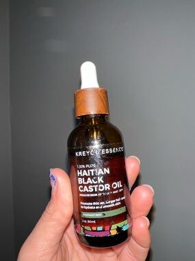 Haitian Black Castor Oil - Brown Bottle 1.75 oz.